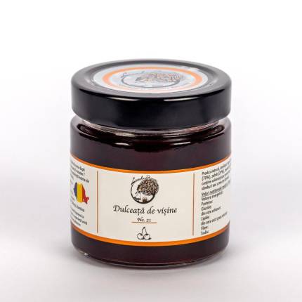 Dulceață de vișine naturală (240 g) | Livada Domniței