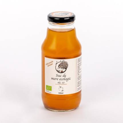 Suc de mere ecologic fara zahar adaugat – Livada Domniței (330 ml)