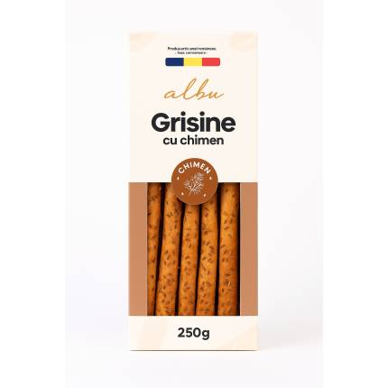 Grisine cu chimen – Albu Bretzels (250 g)