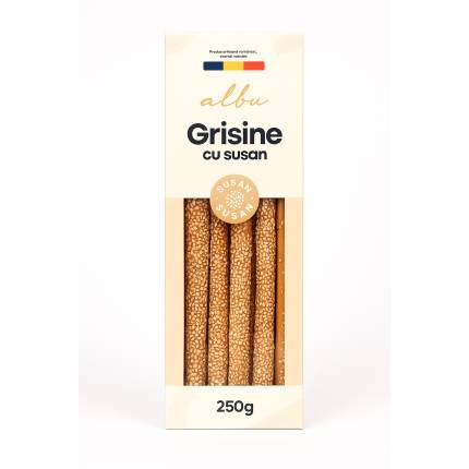 Grisine cu susan – Albu Bretzels (250 g)