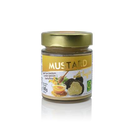 Muștar cu miere și trufe negre de vară 140g
