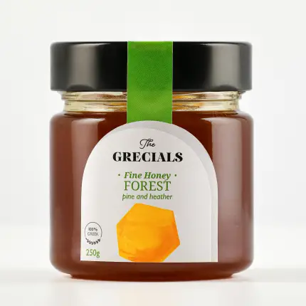 Miere de Pădure cu Pin și Iarbă Neagră 250g | The Grecials