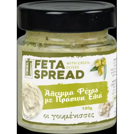 Pastă de Feta cu Măsline Verzi 180g | Goumenisses