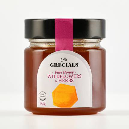 Miere de Flori Salbatice & Plante Aromatice 250g | The Grecials