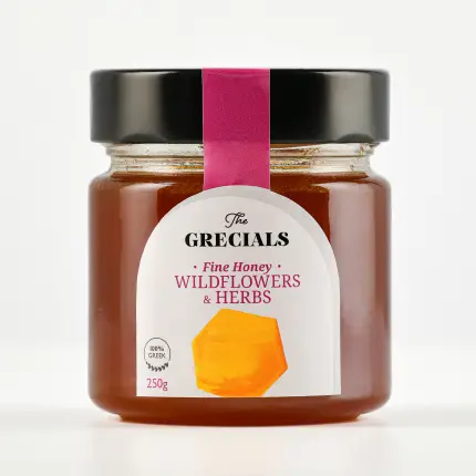 Miere de Flori Salbatice & Plante Aromatice 250g | The Grecials